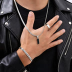 Cuban Necklace, Bracelet & Ring Set