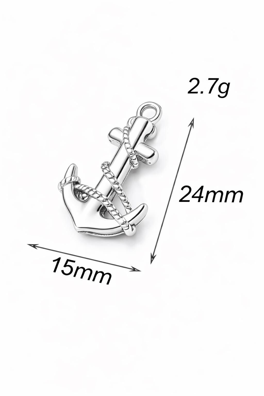 Anchor Pendant (Silver)