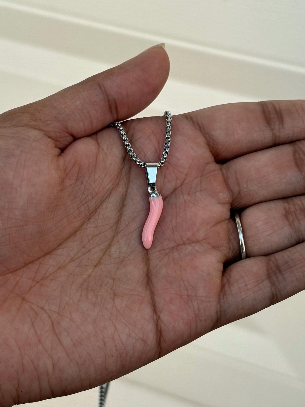 Pink Italian Horn