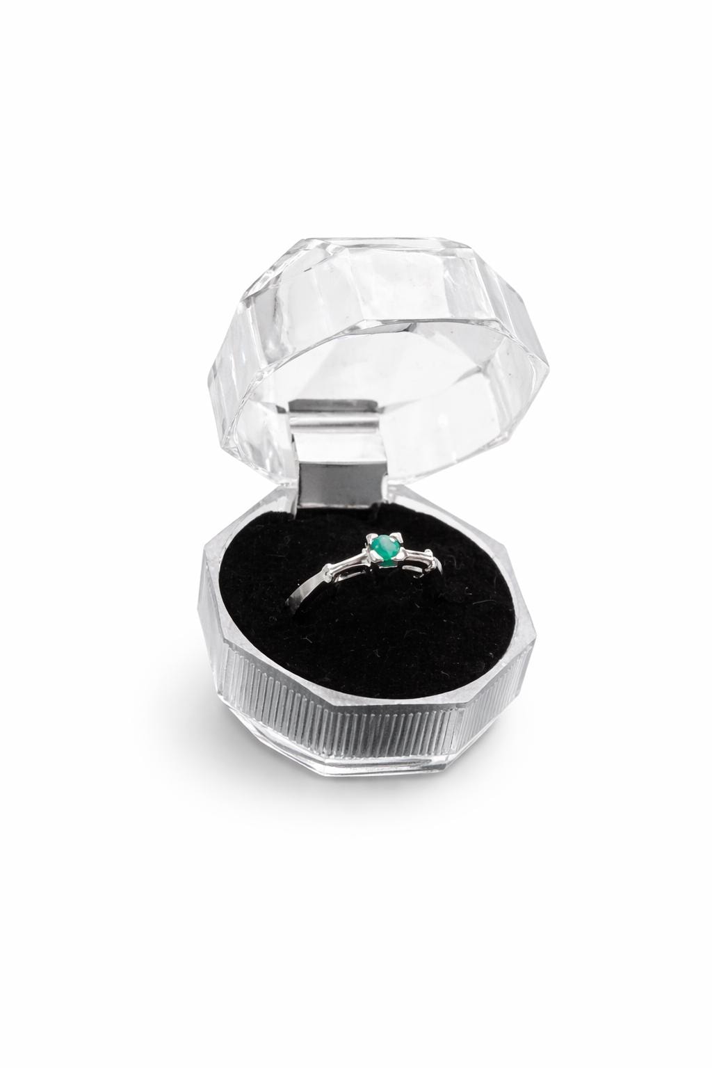 Emerald Ring (Silver)