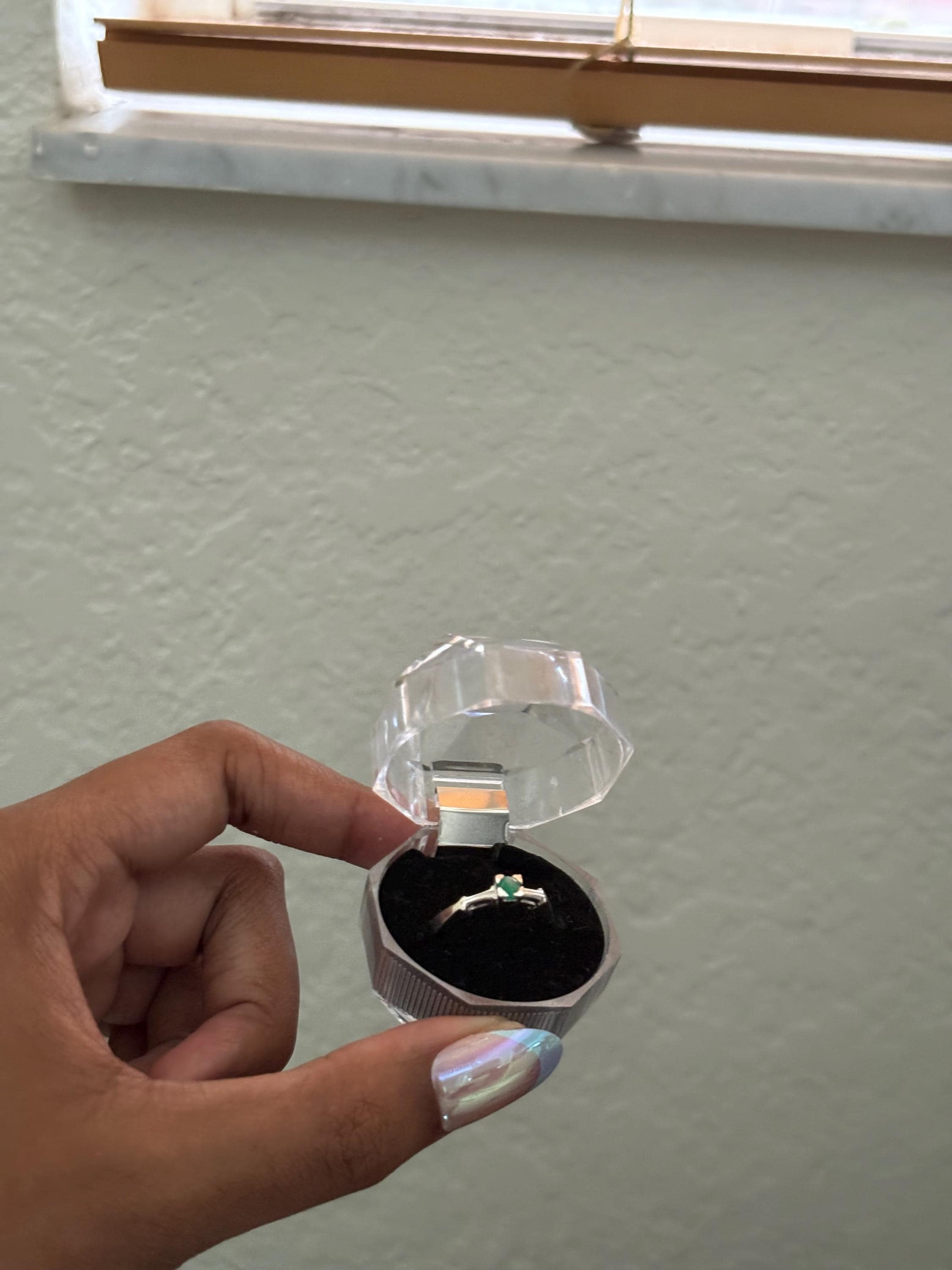 Emerald Ring (Silver)