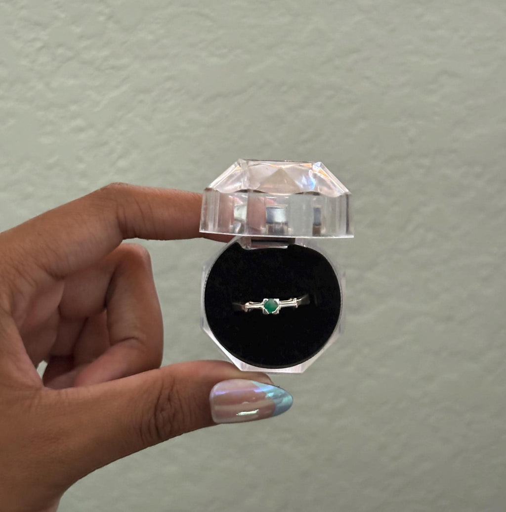 Emerald Ring (Silver)