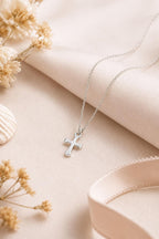 Mini Cross Pendant (Silver)