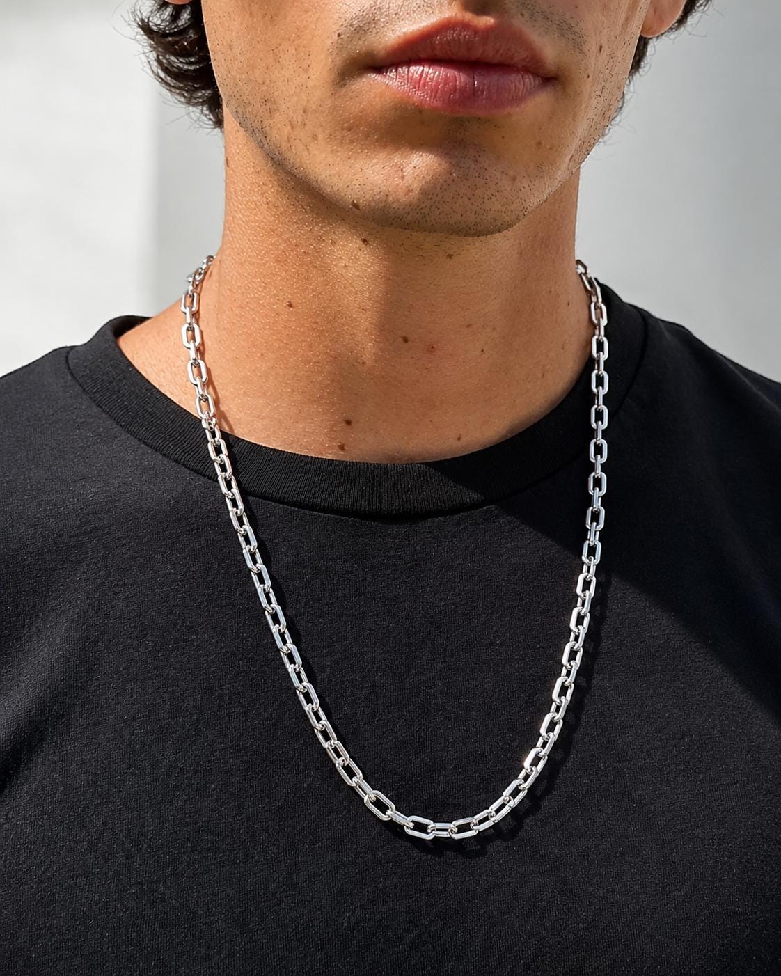 Paperclip Chain (Silver) 5.5mm