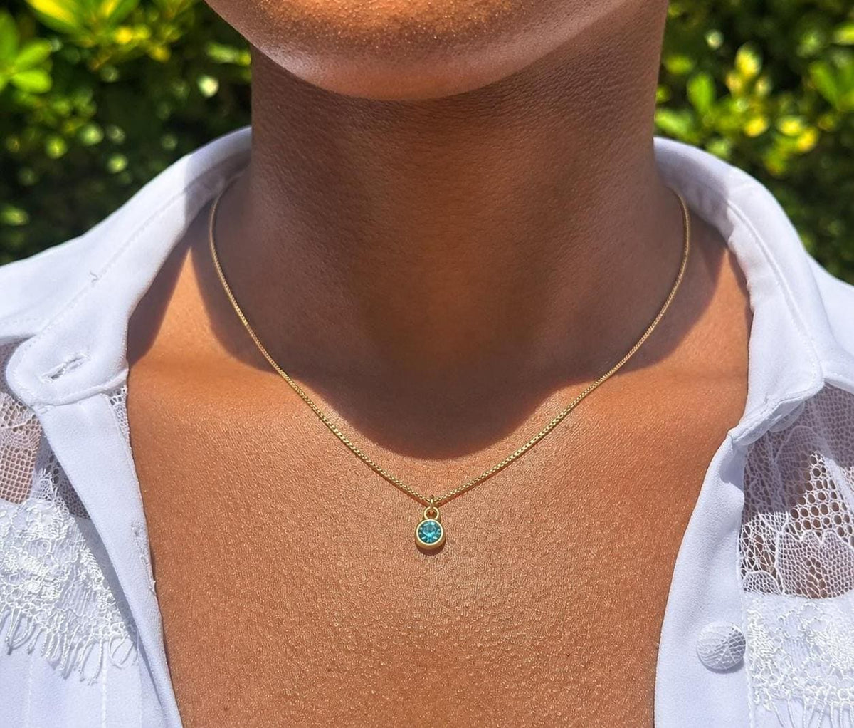 Birthstone Pendant (Gold)