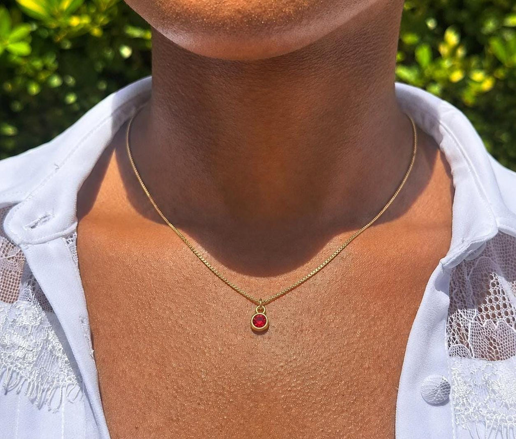 Birthstone Pendant (Gold)