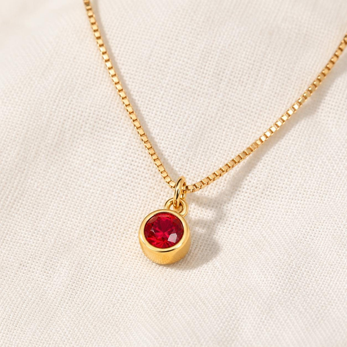 Birthstone Pendant (Gold)