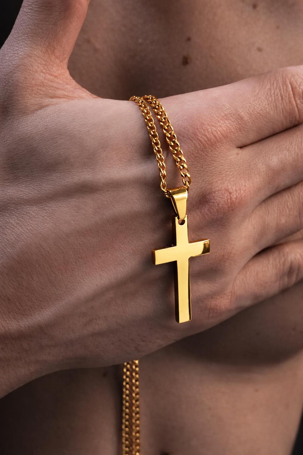Cross Charm (Gold)