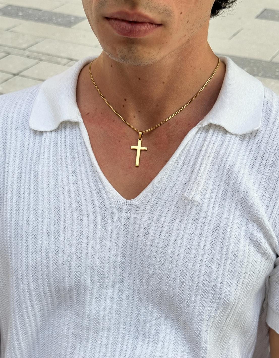 Cross Charm (Gold)