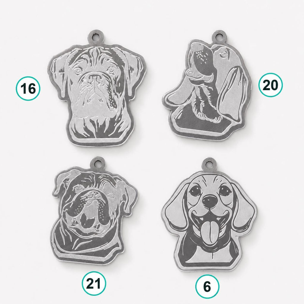 Dog Breed Charm (Silver)