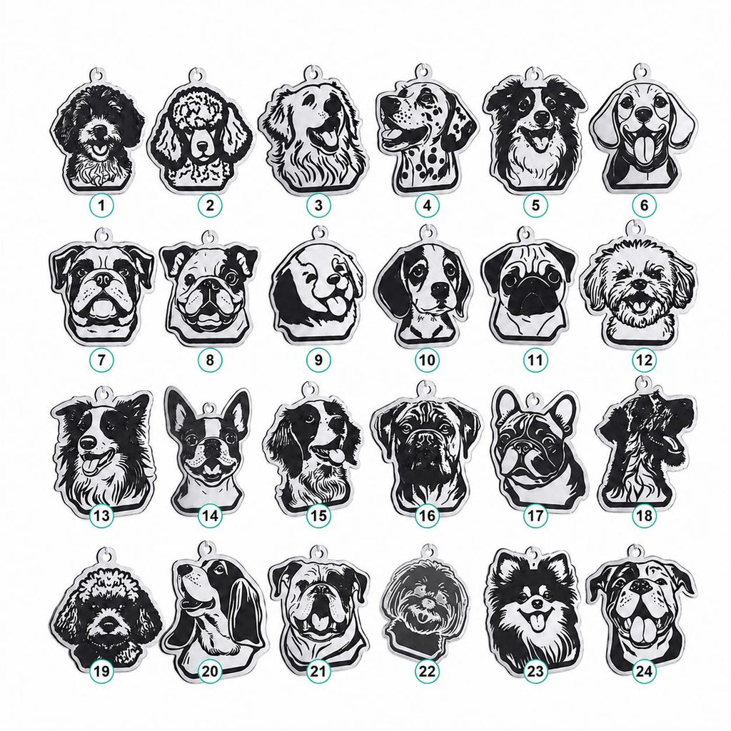 Dog Breed Charm (Silver)
