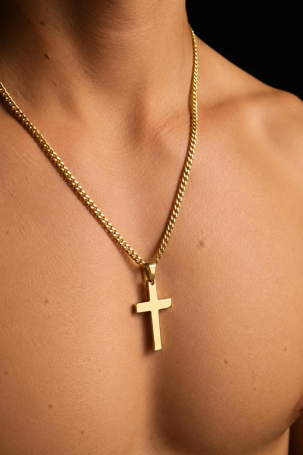 Cross Charm (Gold)