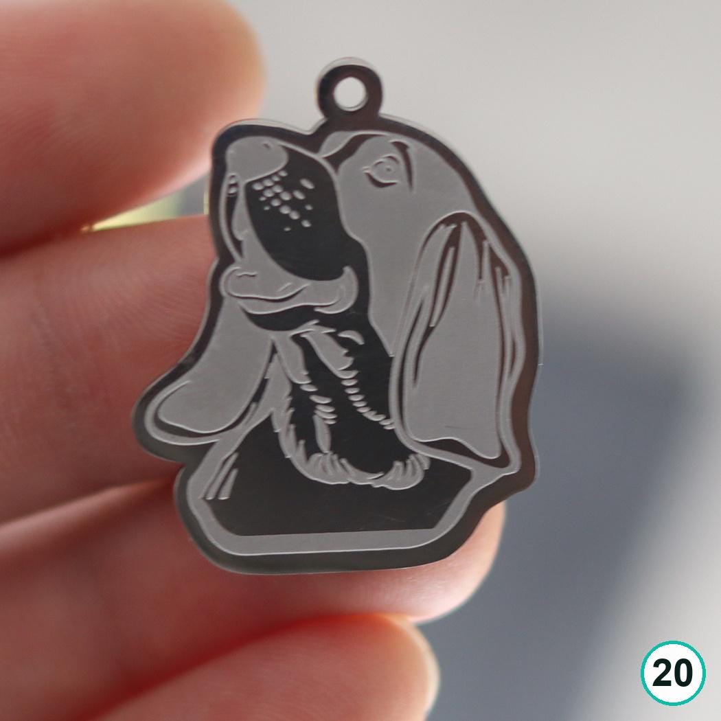 Dog Breed Charm (Silver)