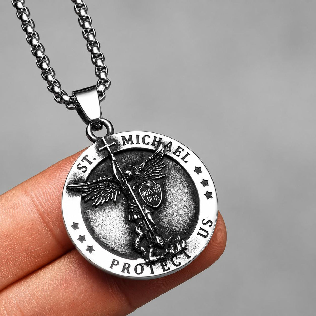 St. Michael Pendant (Silver)