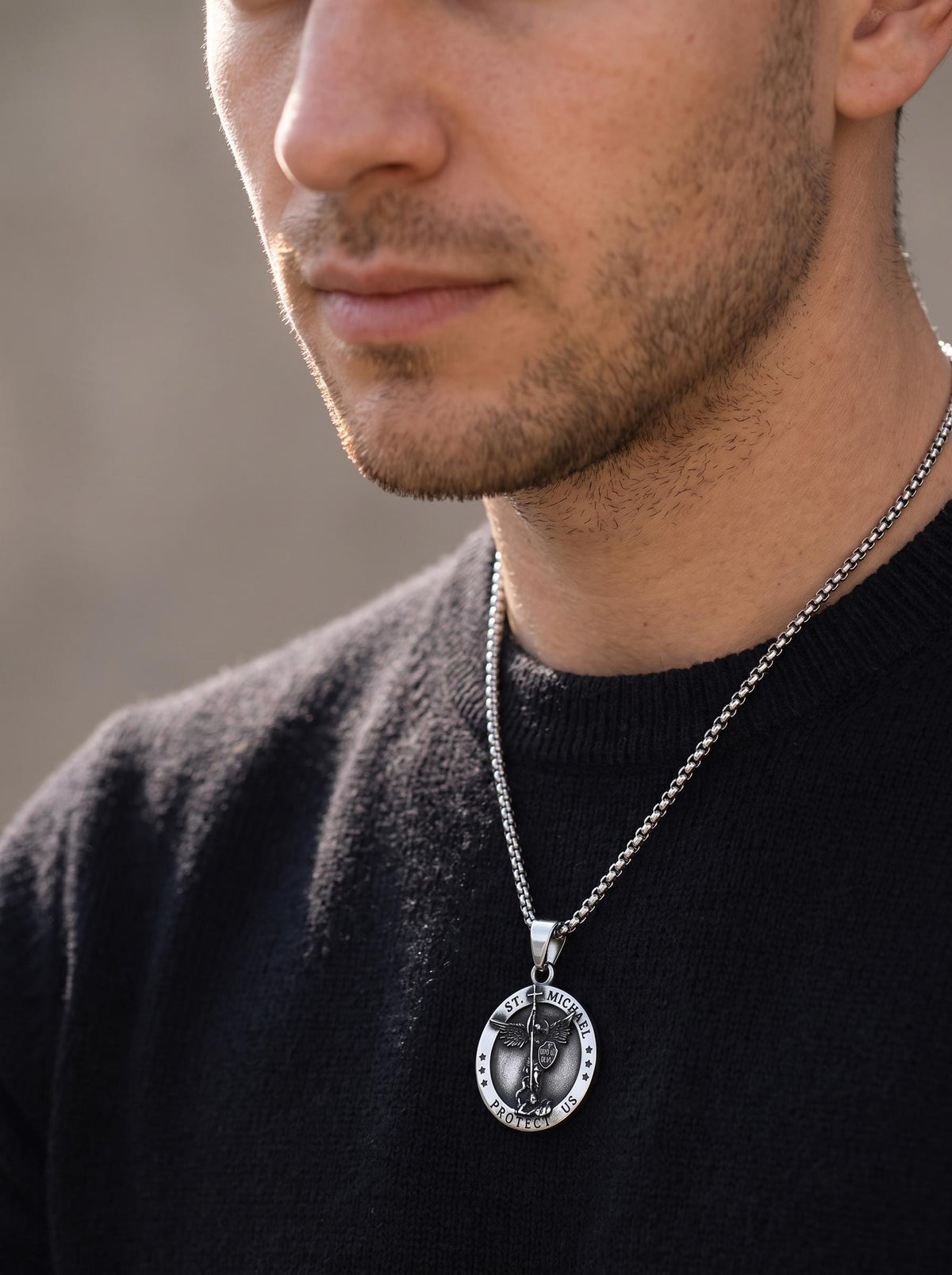St. Michael Pendant (Silver)