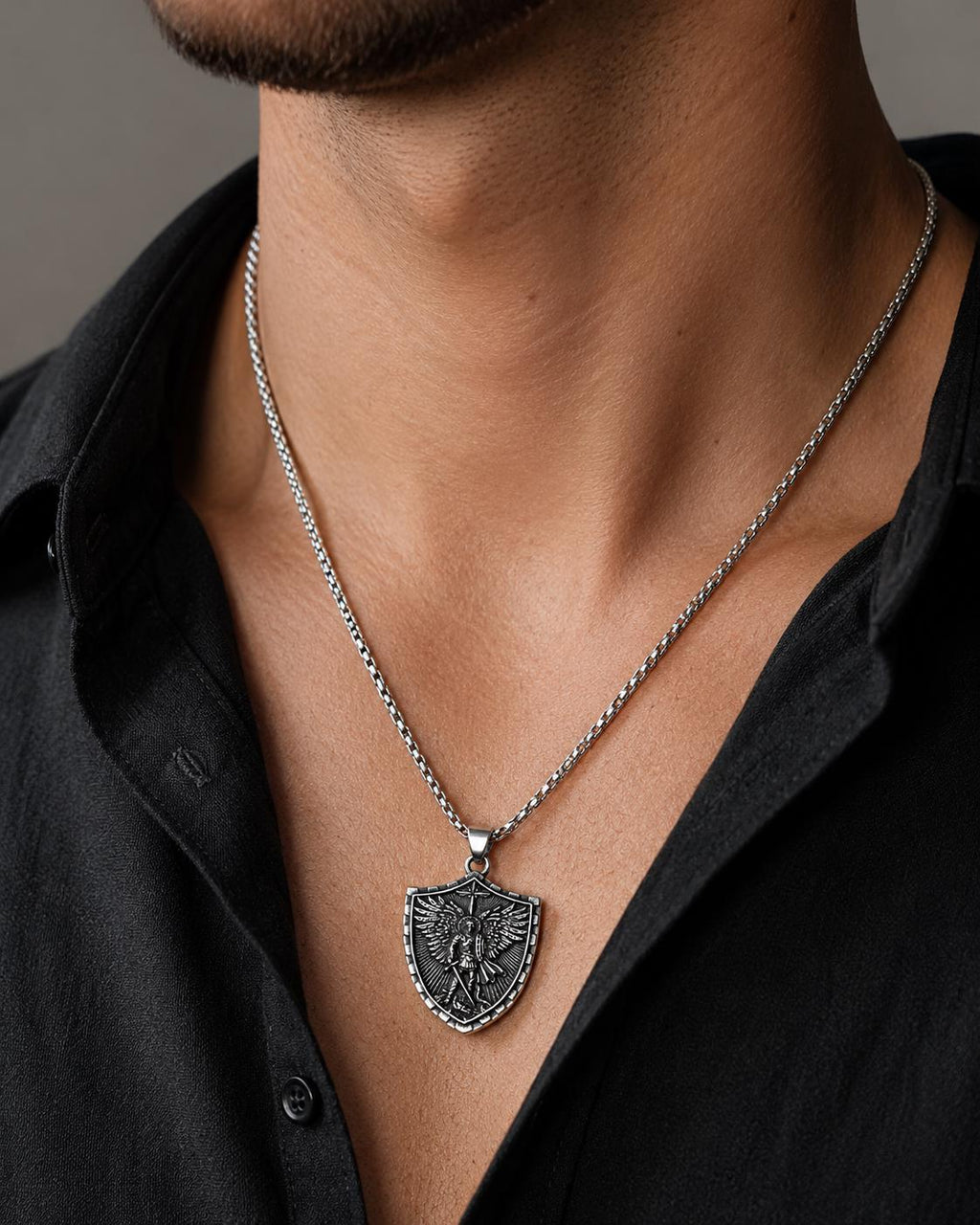 St. Michael Pendant (Silver)