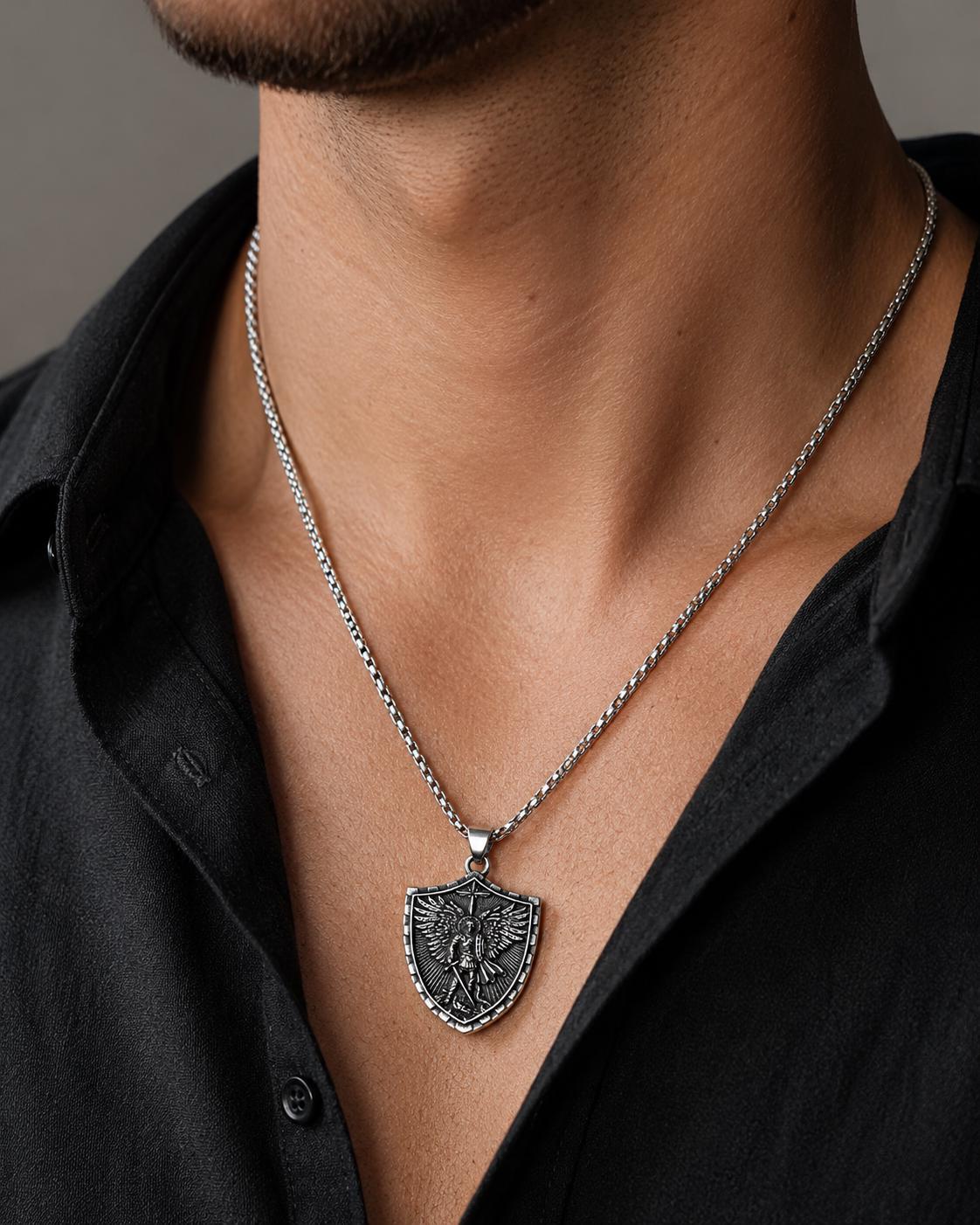 St. Michael Pendant (Silver)