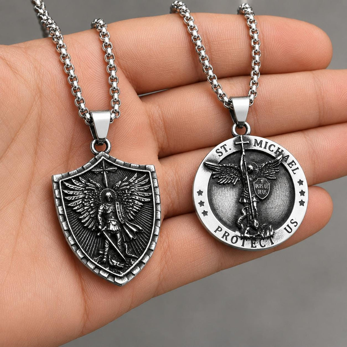 St. Michael Pendant (Silver)