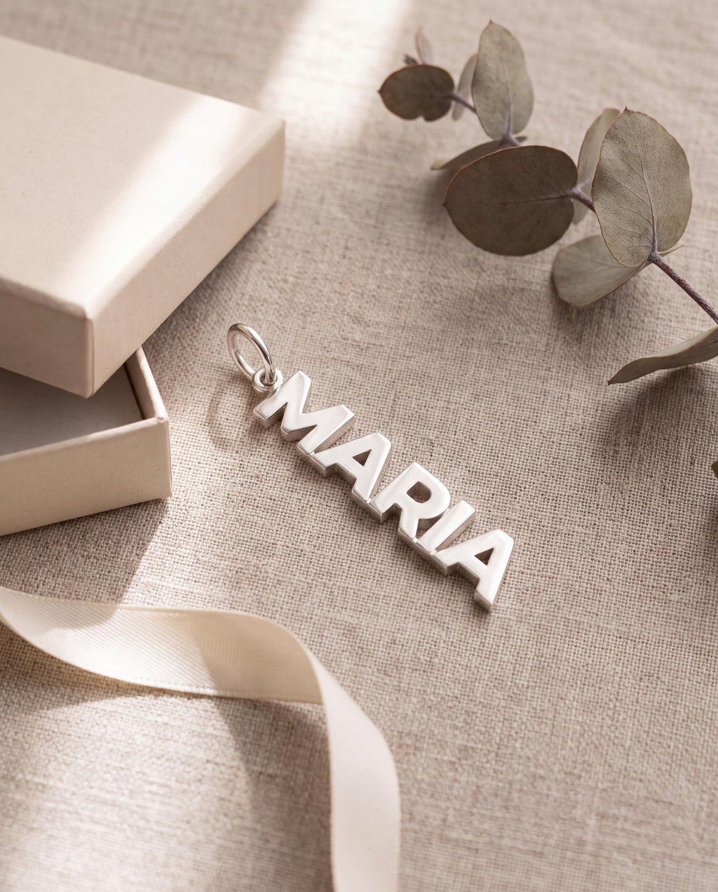 Custom Name Necklace (Silver)