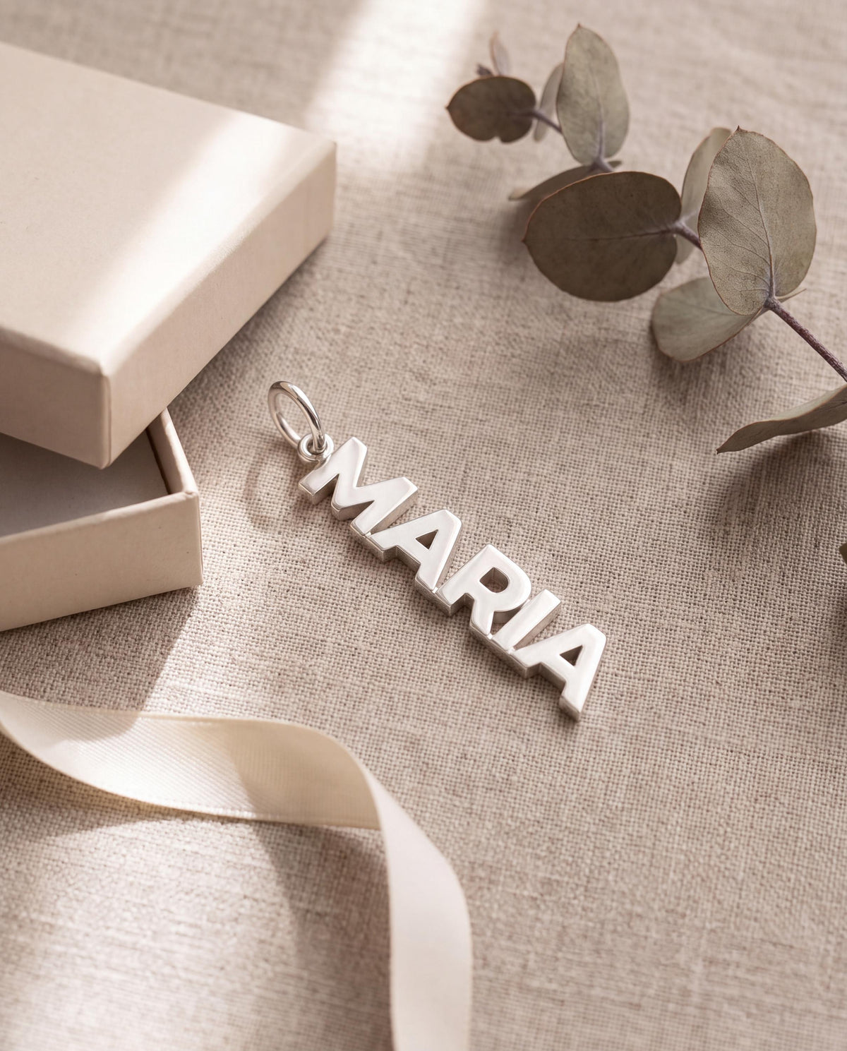 Custom Name Necklace (Silver)
