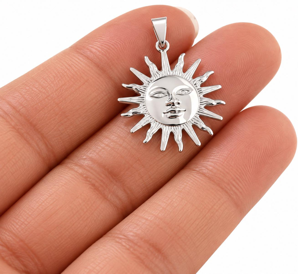 Sun & Moon Pendant Set (Silver)