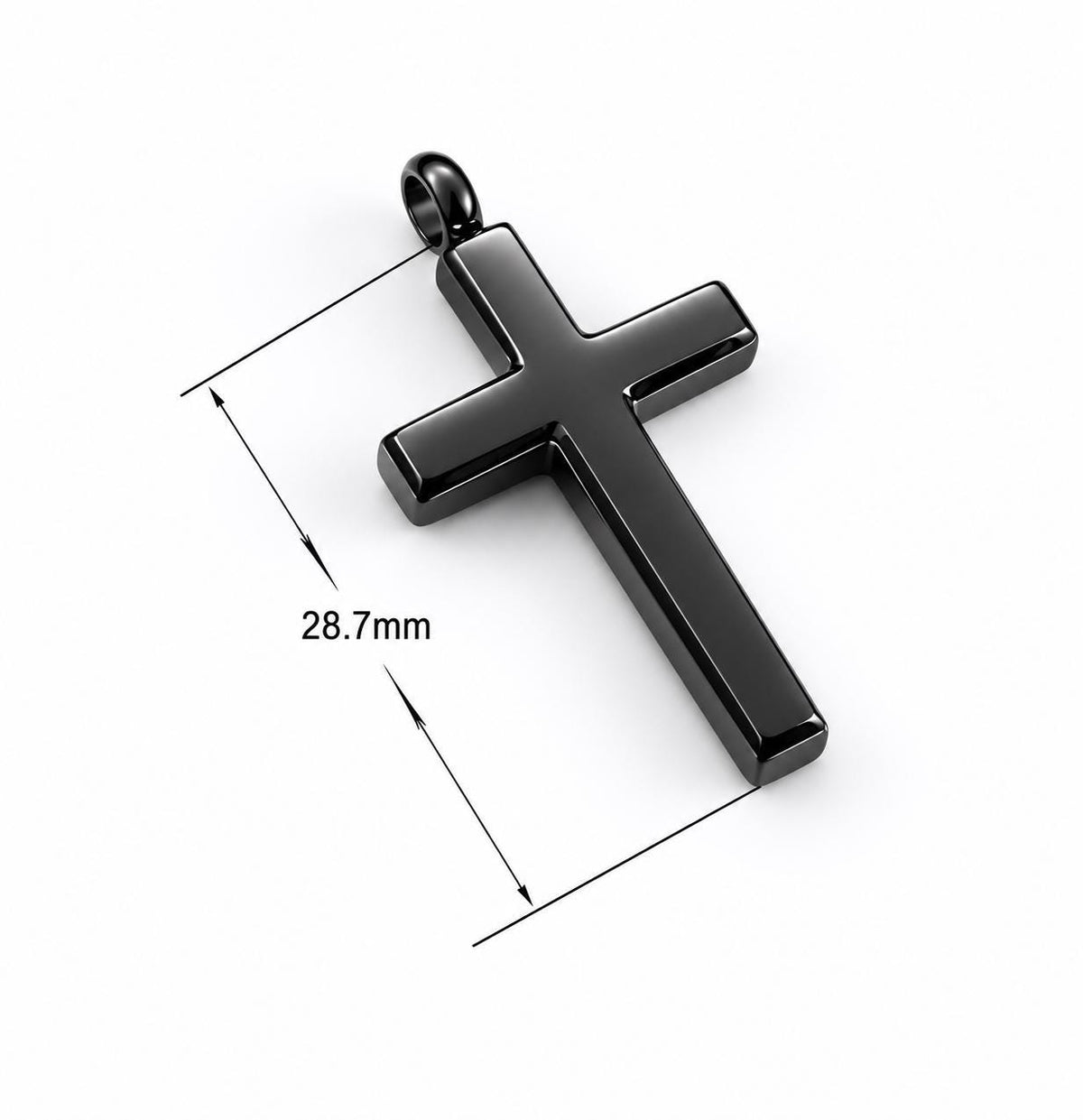 Cross Pendant (Black)