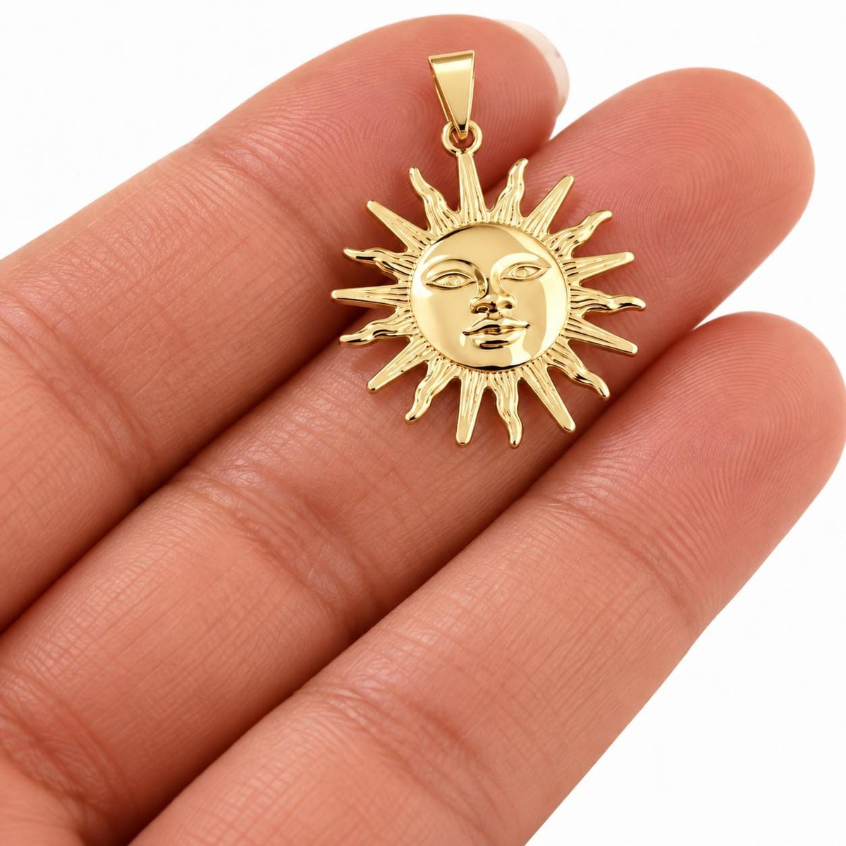 Sun & Moon Pendant Set (Gold)