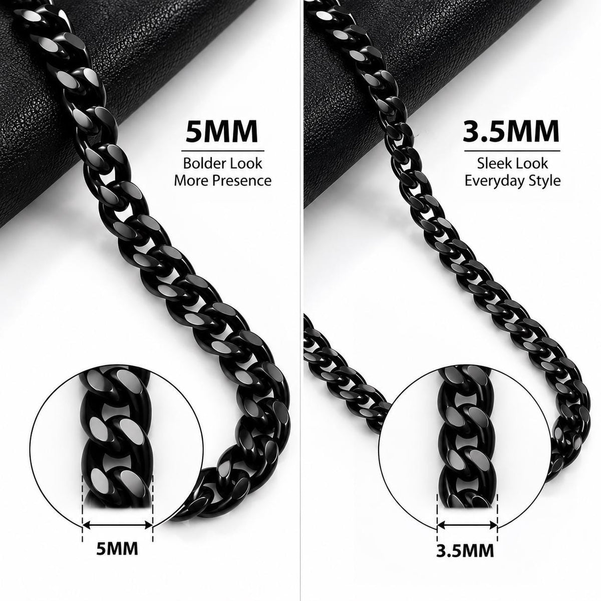 Miami Cuban Chain (Black)